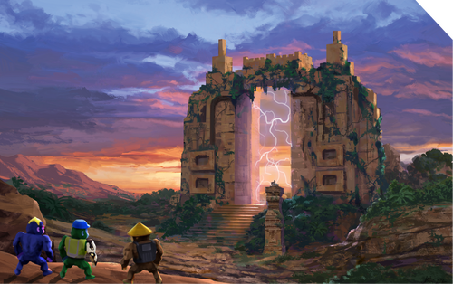 Kongz facing portal